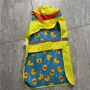 NWOT Pet Yellow Duck Raincoat